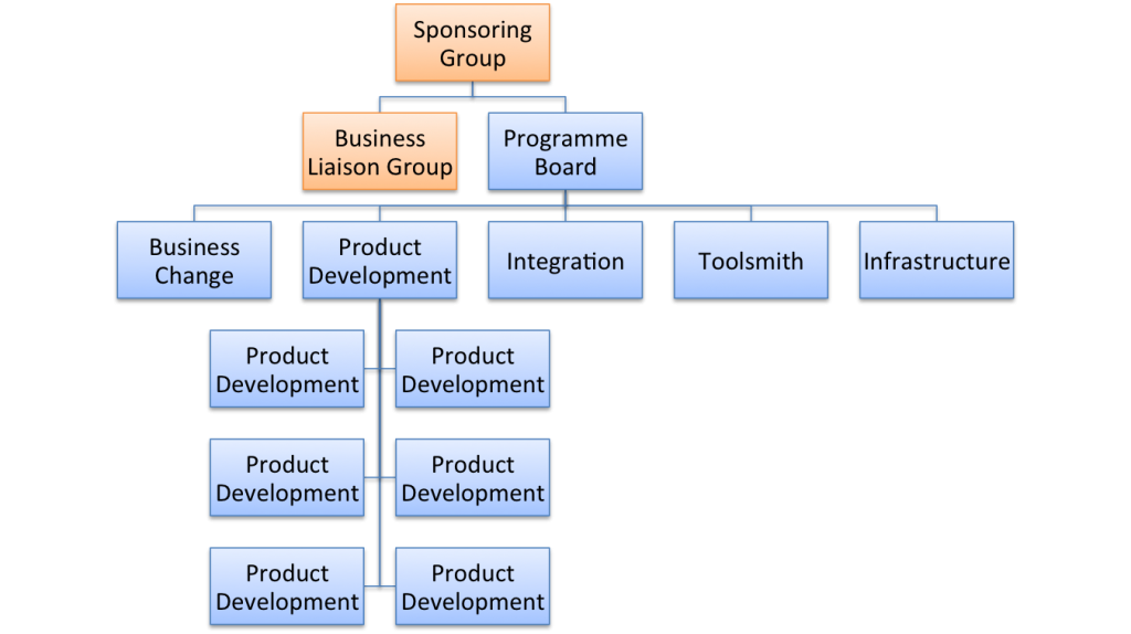 Large Programme Org Chart